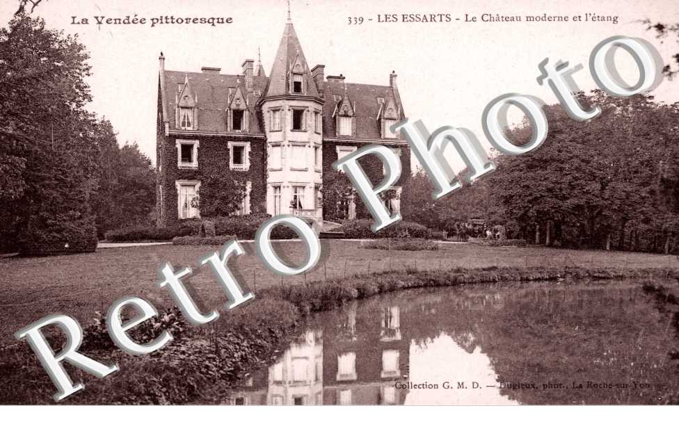 Le chateau moderne de l'etang