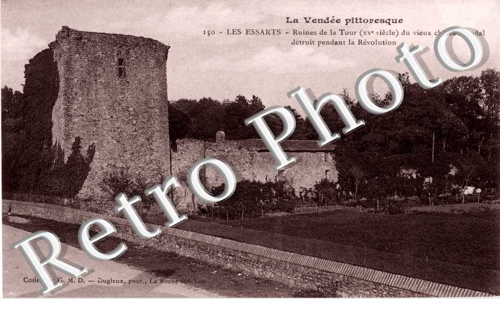 Ruines de la tour du vieux chateau feodal