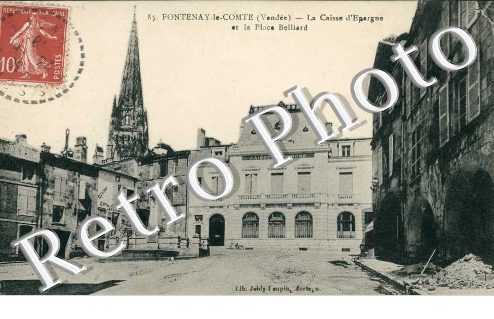 La Caisse d'Epargne et la Place Belliard