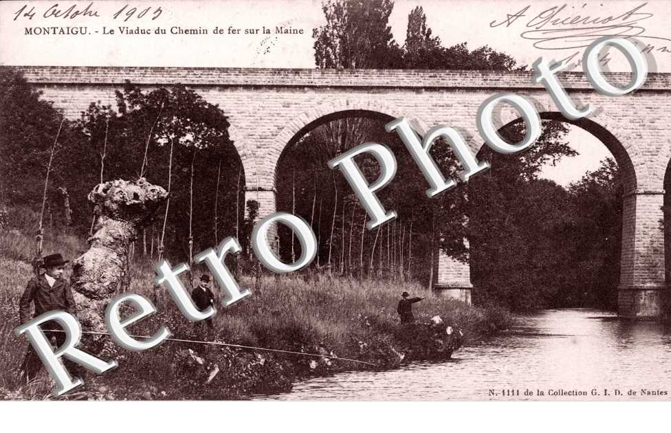le Viaduc du Chemin de Fer sur la Maine