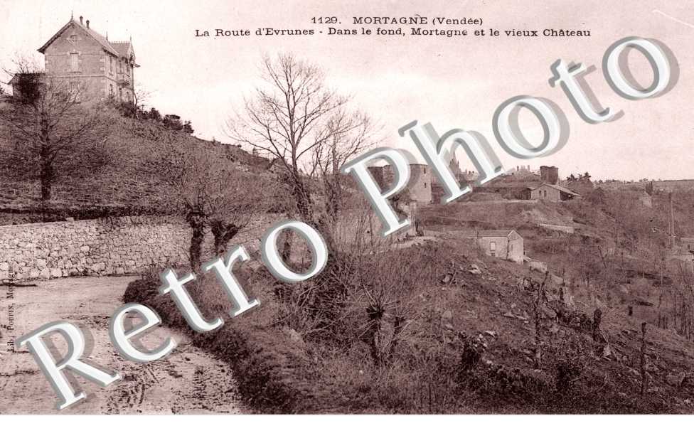 la Route d'Evrunes, Mortagne et le Vieux Chateau
