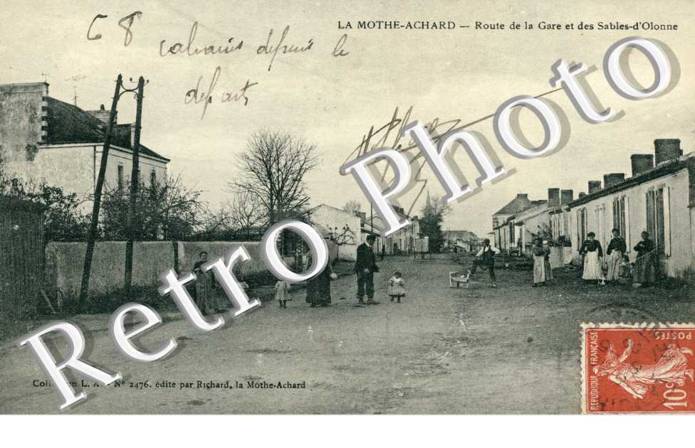 la Route de la Gare et des Sables d'Olonne