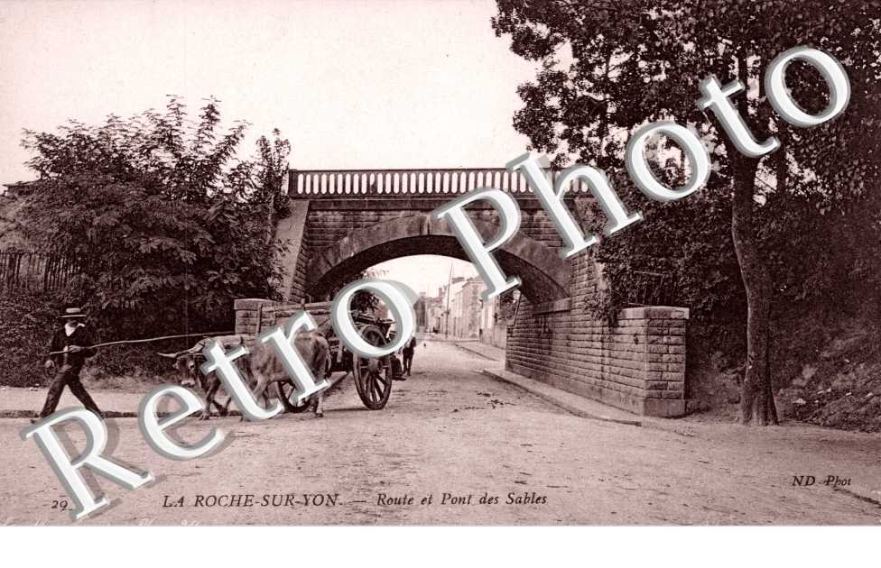 route et pont des sables