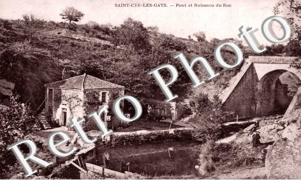 le Pont et le Ruisseau du Roc