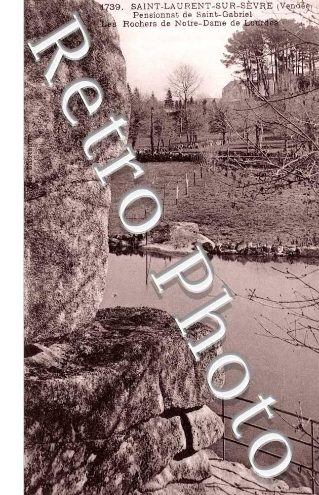 pensionnat de Saint-Gabriel - Les rochers de Notre-Dame de Lourdes