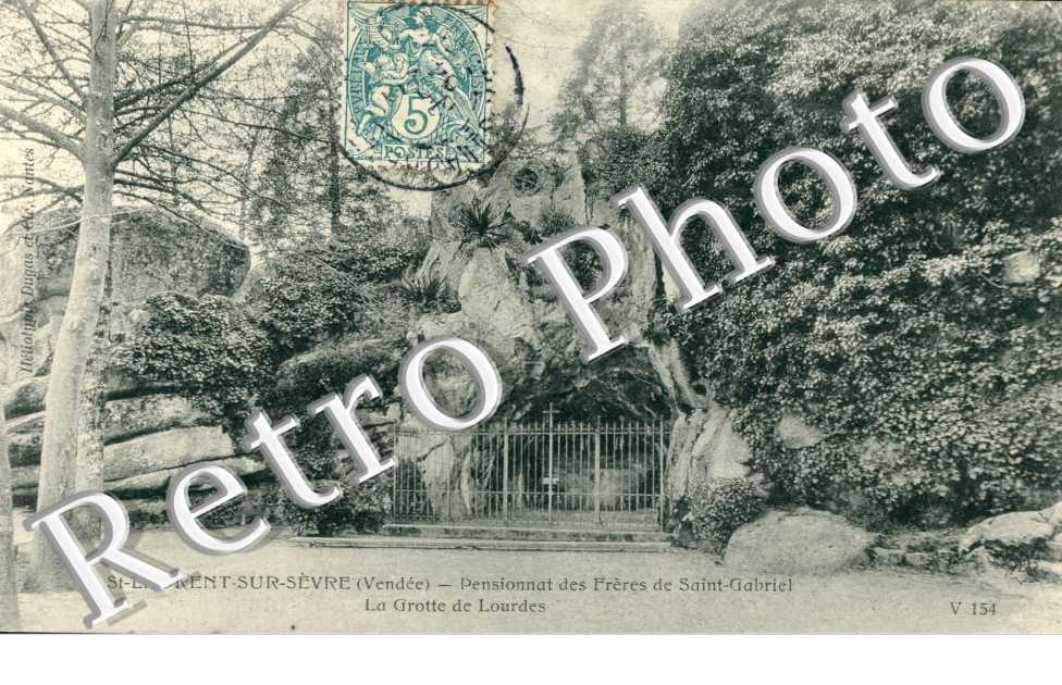 pensionnat des freres  - grotte de Lourdes