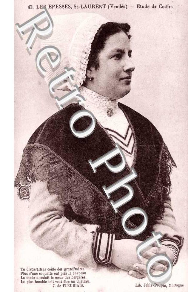 Etude de coiffes, grandmere