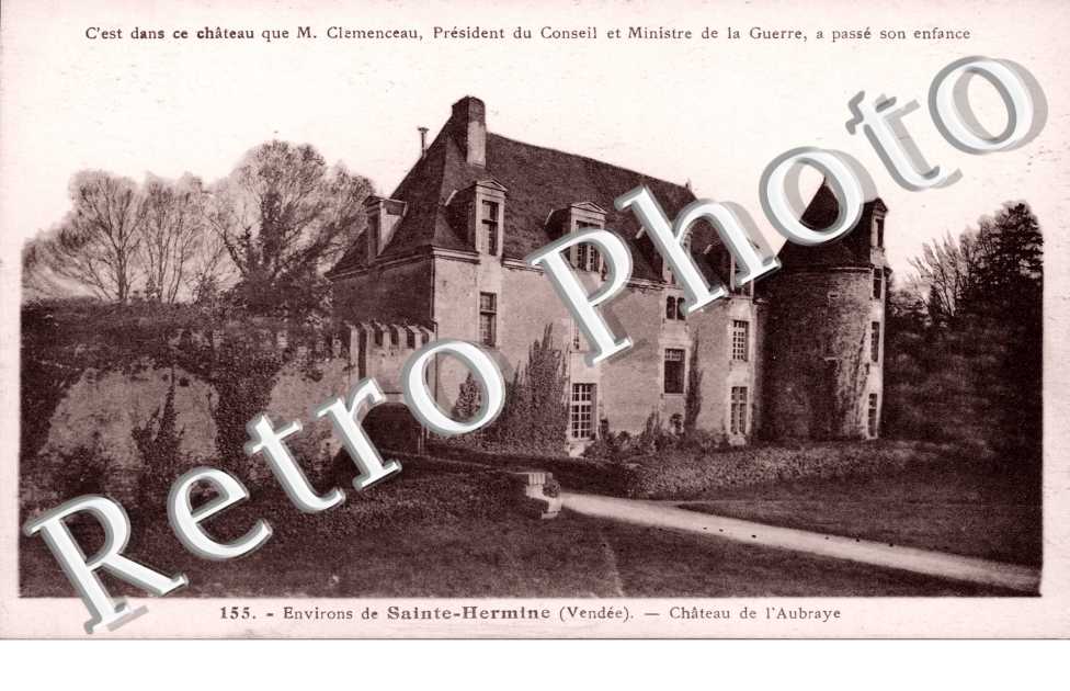 Chateau ou M. Clemenceau president du Consiel des ministres de la Guerre a grandit