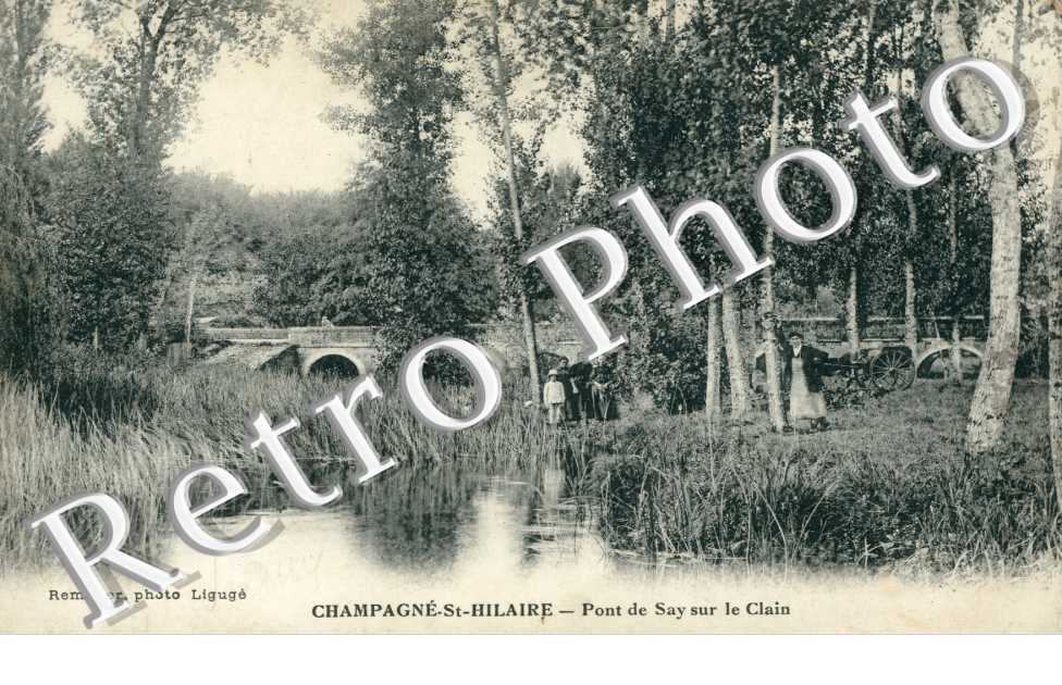 Champagne-Saint-Hilaire, Pont de Say sur le Clain