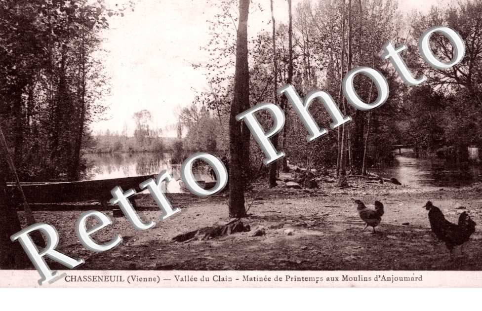 Vallee du Clain, Matinee de Printemps aux Moulins d'Anjoumard