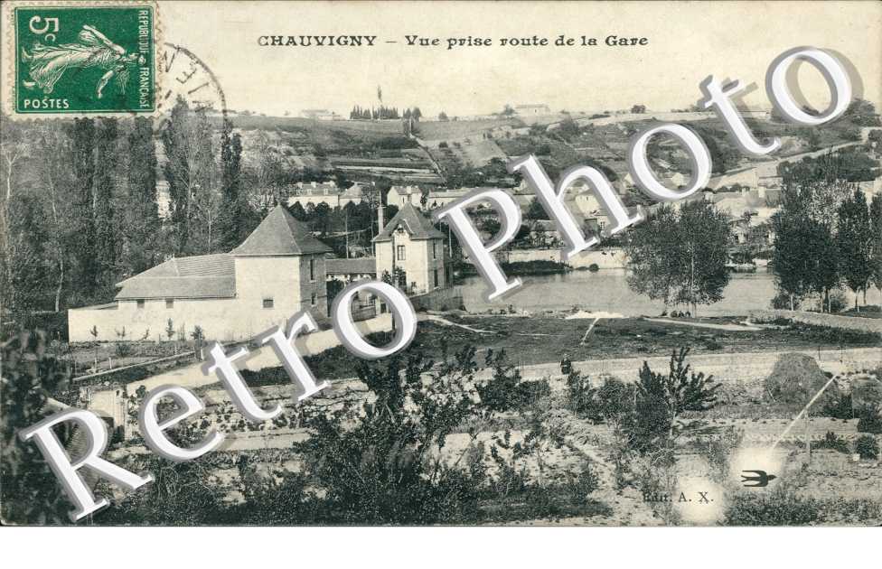 Vue prise de la Route de la Gare