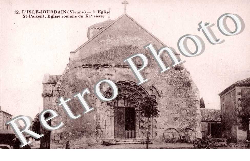 l' eglise St-Paixent, eglise romane du XIe siecle