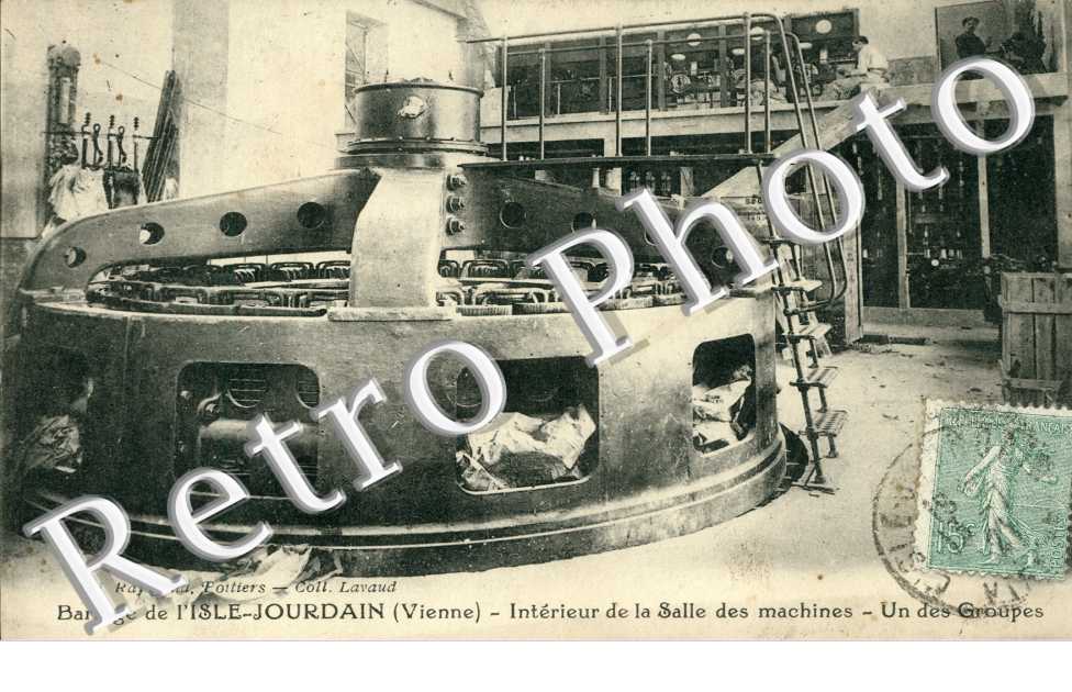 Barrage de Jourdain, L'Interieur de la Salle des Machines, Un des Groupes