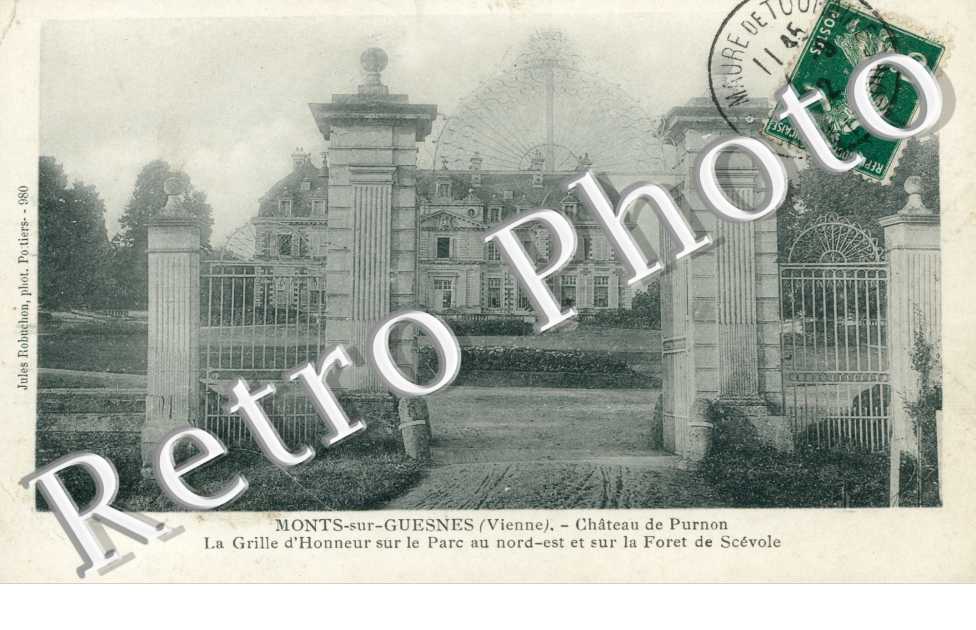 Chateau de Purnon - Grille d'Honneur