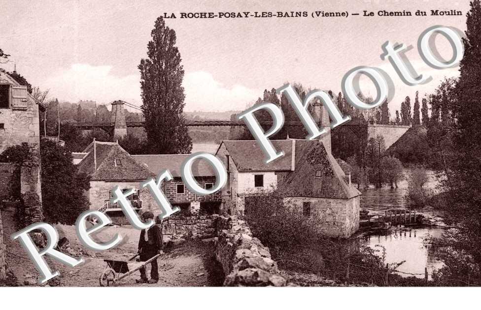 la Roche-Posay-les-Bains, le Chemin du Moulin
