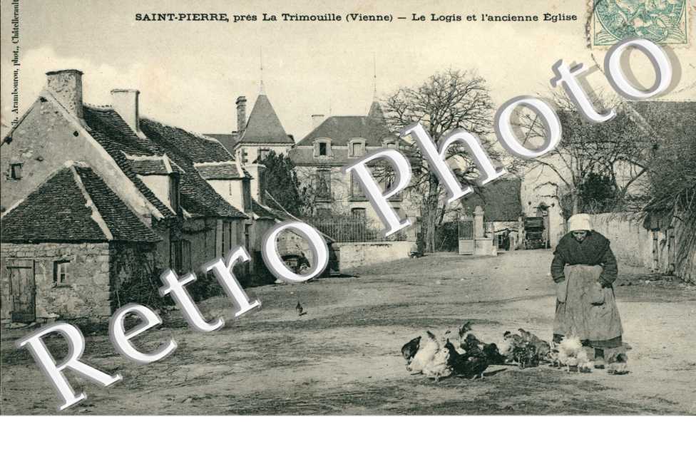 La Trimouille, le logis et l' ancienne eglise