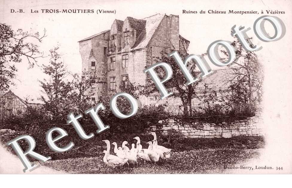 les Ruines du Chateau Montpensier a Vezieres