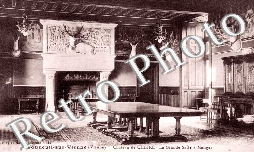 chateau de Chitre, la grande salle a manger