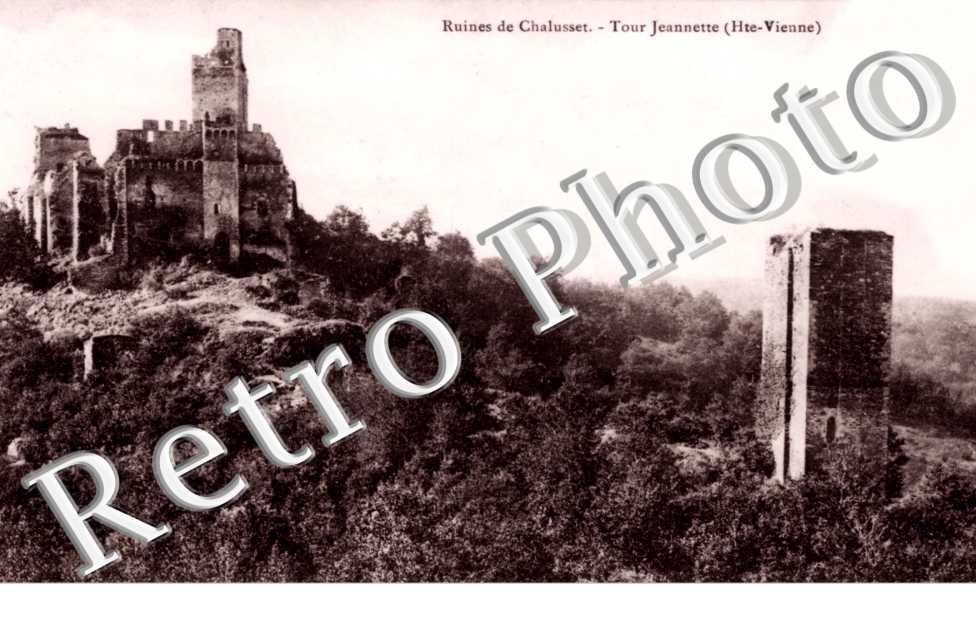ruines du chateau de Chalusset