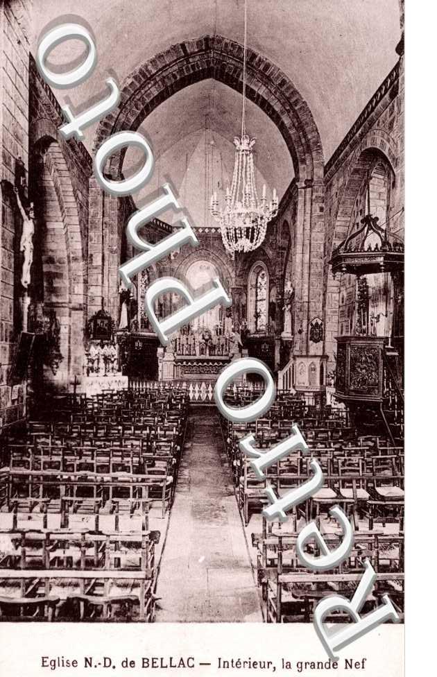 Interieur de l'eglise Notre dame de Bellac