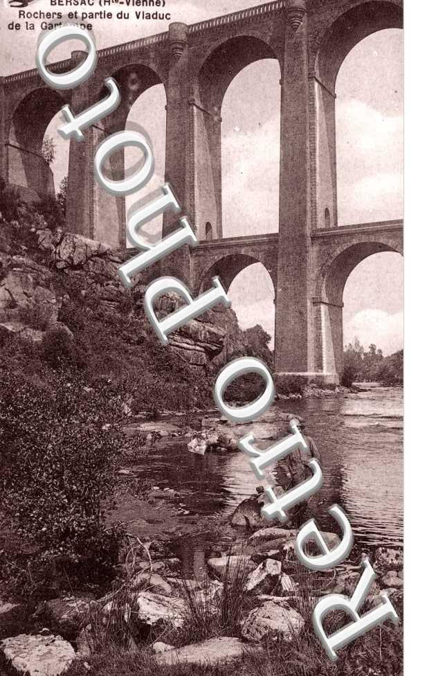 Rochers et Partie du Viaduc de la Gartempe