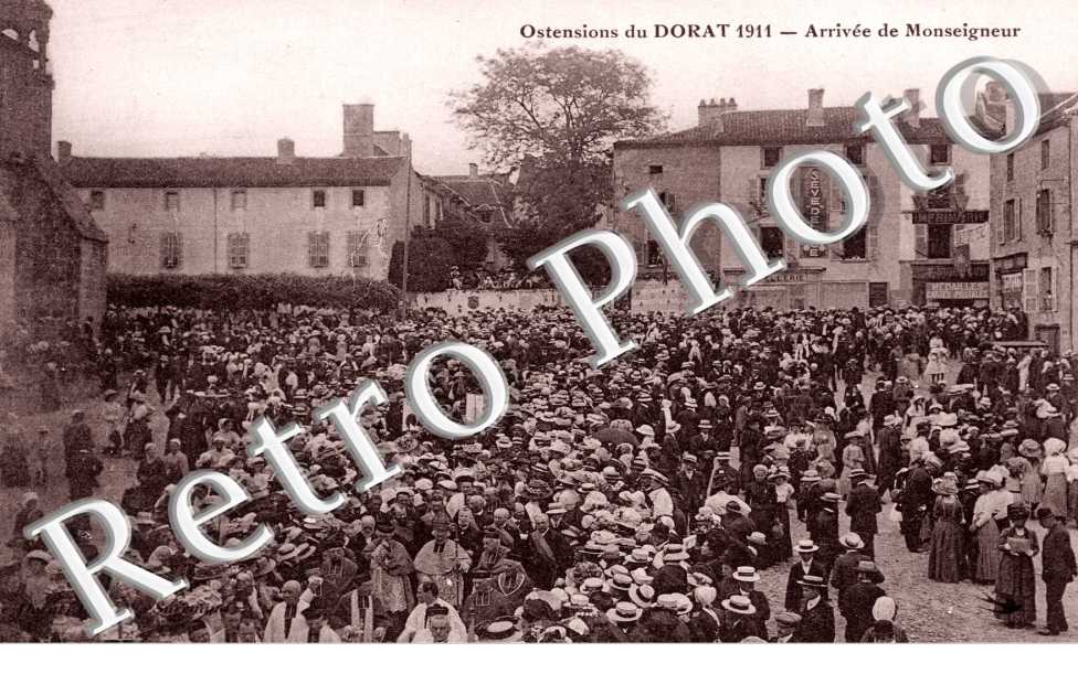 l'Ostensions du Dorat 1911, Arrivee de Monseigneur