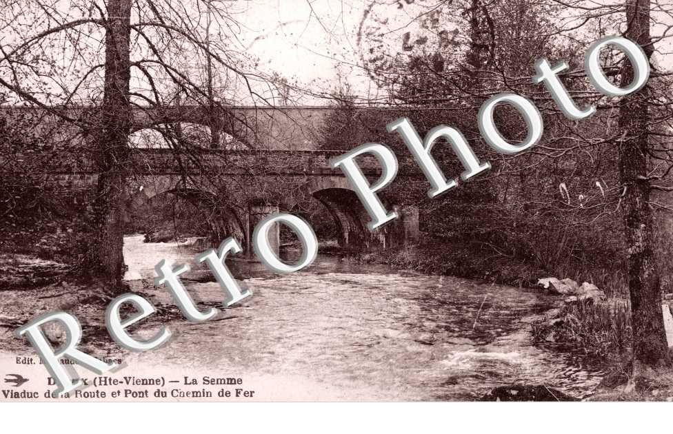 la Semme, Viaduc de la Route et Pont du Chemin de Fer