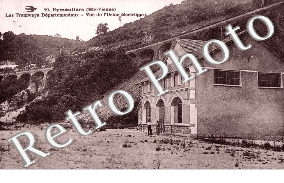 les tramways departementaux, vue de l' usine electrique