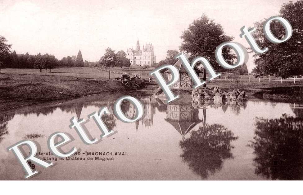 l'Etang et le Chateau de Magnac