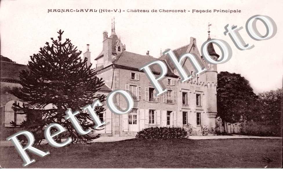le Chateau de Chercorat, la Facade Principale
