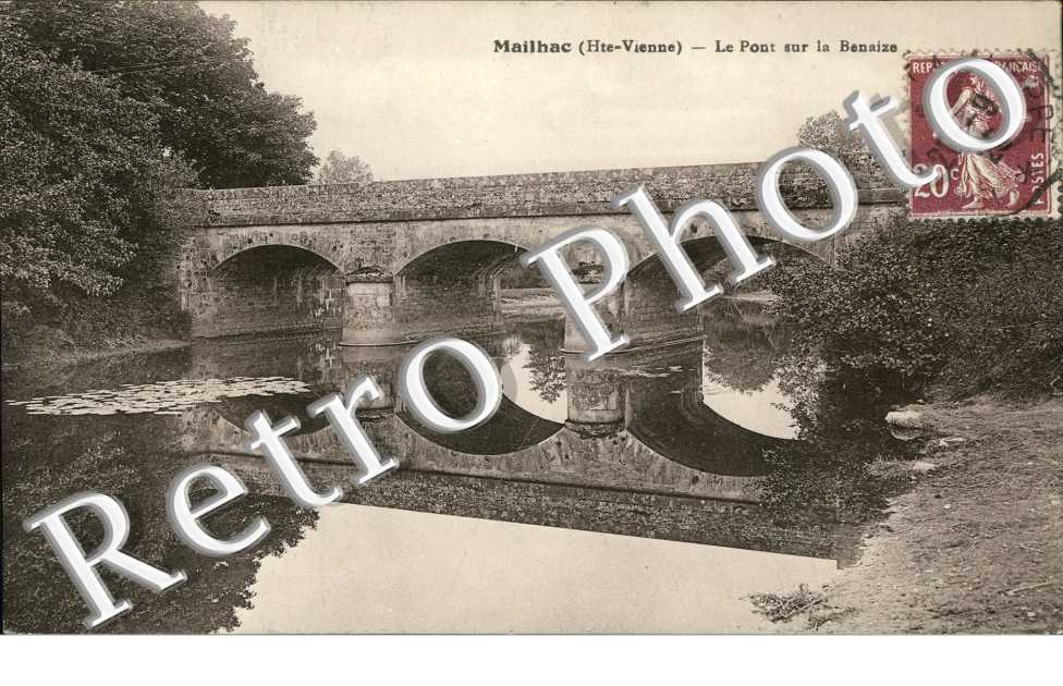 Mailhac, le Pont sur la Benaize