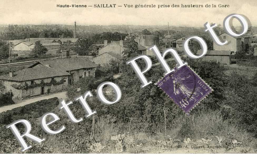 vue generale prise des hauteurs de la gare