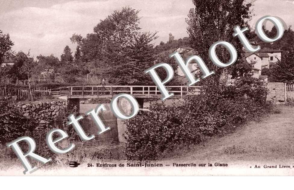 Passerelle sur la Glane