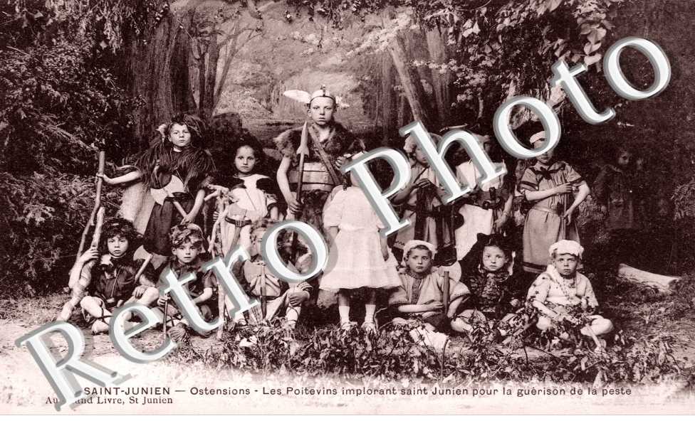 Fetes des Ostensions, les Poitevins implorant Saint Junien pour la Guerison de la Peste