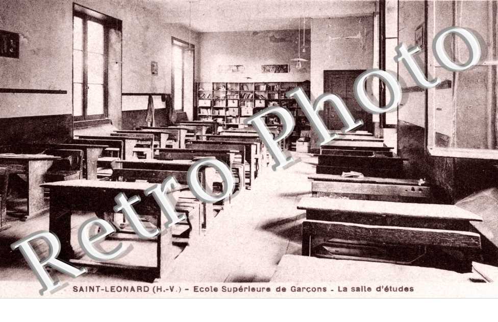 ecole superieure de garcons La salle d'etudes