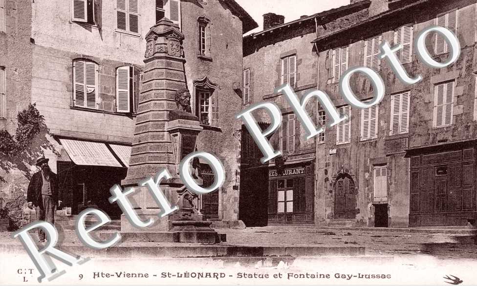Statue et Fontaine Gay-Lussac