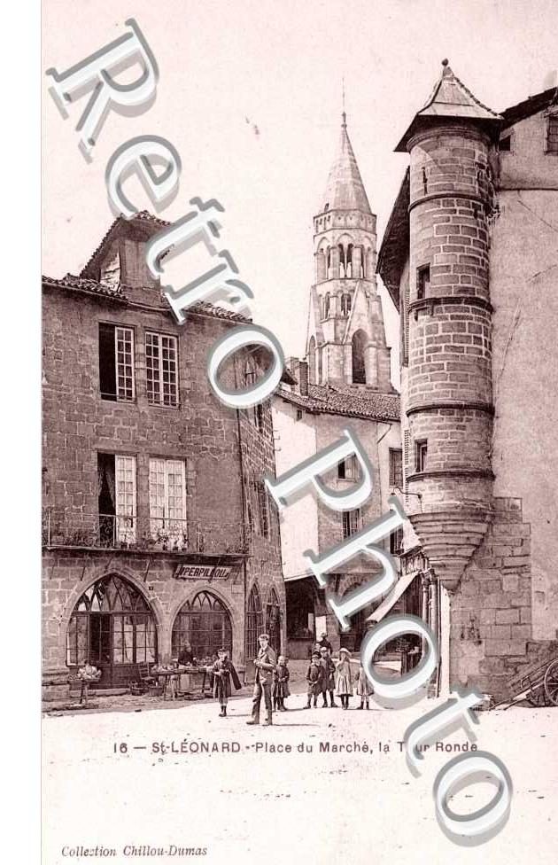 la PLace du Marche et la Tour Ronde