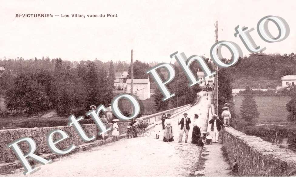 Les villas, vues du Pont