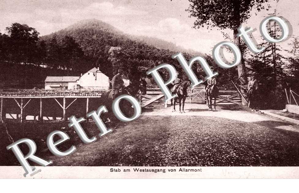 Stab am Westausgang von Allarmont