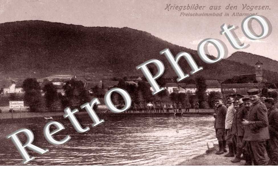 Kriegsbilder aus den Vogesen - Feldpostkarte