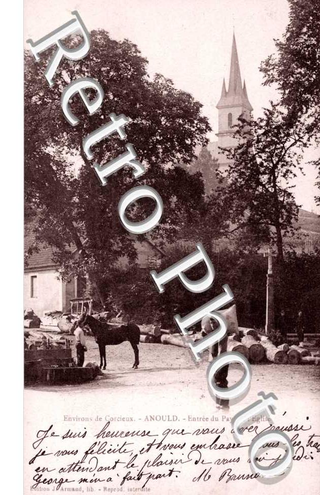 Entree du pays et l'eglise