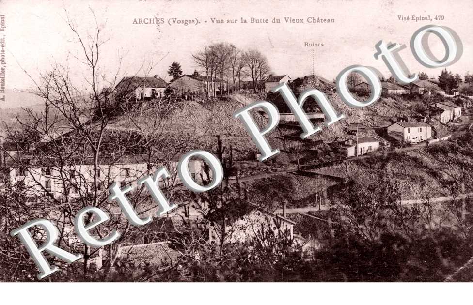Vue sur la butte du vieux chateau