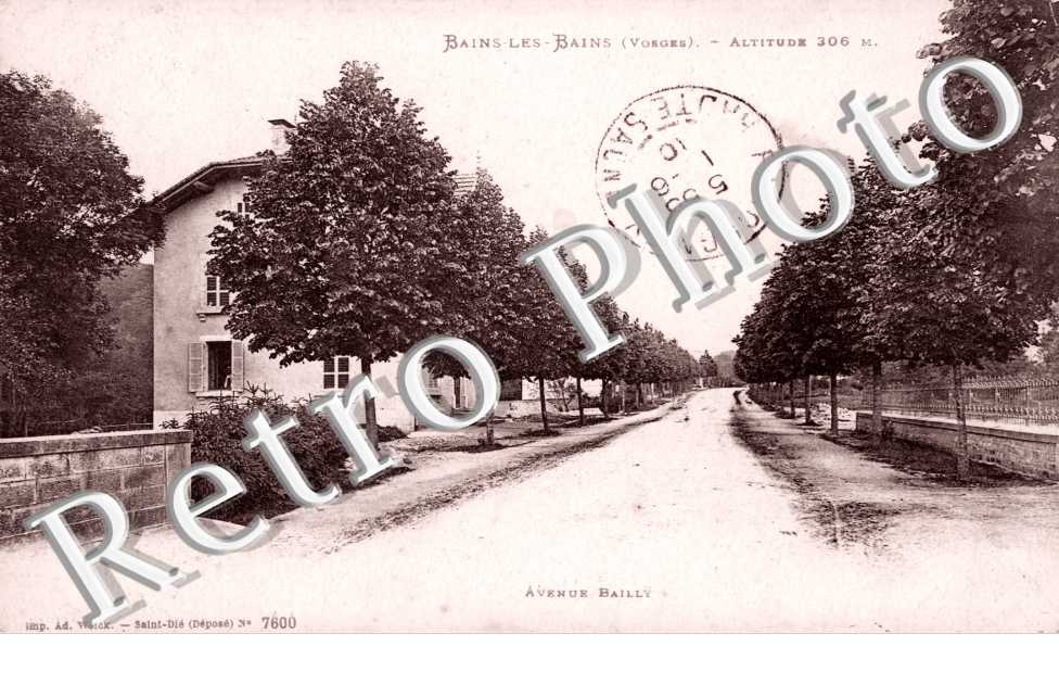 avenue Bailly altitude 206 M