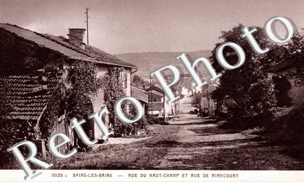 rue du Haut Champ et rue de Mirecourt