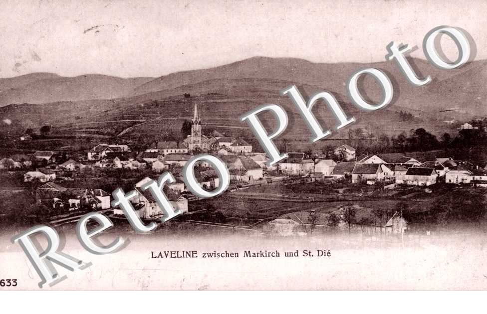 Zwischen Markirch und st. Die - Feldpostkarte