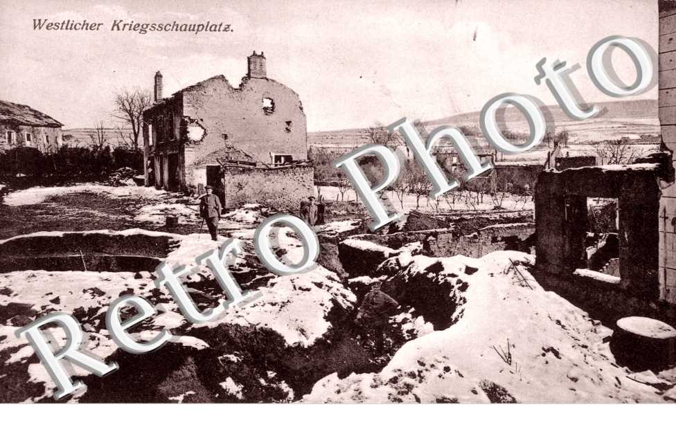 Westlicher kriegsschauplatz   - feldpostkarte