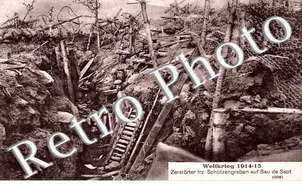 ZerstOrter frez. Schutzengraben