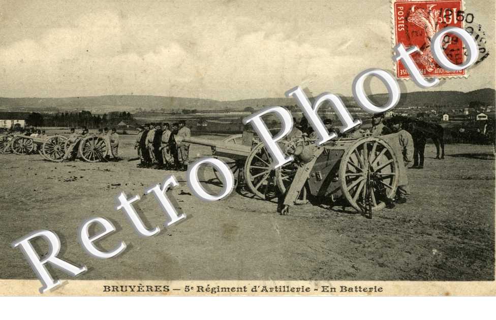 5eme regiment d'artillerie - en batterie