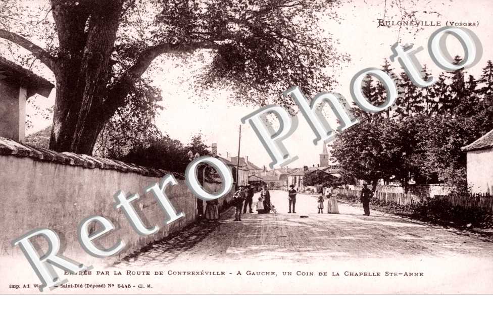 Entree par la route de Contrexeville