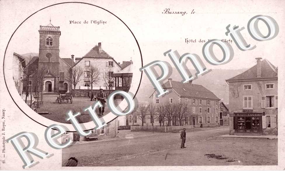 place de l'eglise, hotel des deux clefs